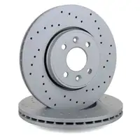 ZIMMERMANN Bremsen SPORT Bremsscheiben + Bel&auml;ge f&uuml;r Renault Megane Scenic vorne