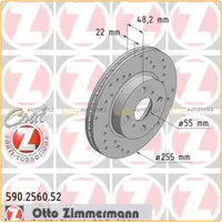 Zimmermann SPORT Bremsscheiben f&uuml;r Toyota Corolla (E10 E11) bis 09.2001 vorne