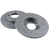 ZIMMERMANN Bremsen SPORT Bremsscheiben + Bel&auml;ge f&uuml;r VW Golf III Polo Vento vorne
