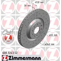 Zimmermann SPORT Bremsscheiben Bel&auml;ge Wako AUDI S3 8V GOLF 7 GTI R vorne+hinten