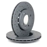 Zimmermann SPORT Bremsscheiben f&uuml;r Seat Arosa 6H VW Lupo Polo 6N1 6N2 6NF vorne