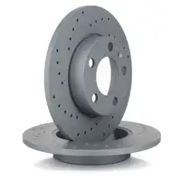 Zimmermann SPORT Bremsscheiben Satz f&uuml;r VW Golf III Passat 2.9VR6 Syncro hinten