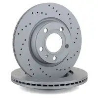 Zimmermann SPORT Bremsscheiben + Bel&auml;ge + Wako AUDI A4 SEAT EXEO VW PASSAT vorne