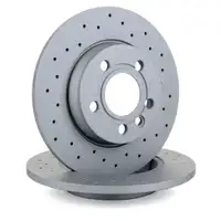 Zimmermann SPORT Bremsscheiben + Bel&auml;ge + Wako VW TRANSPORTER T4 15 Zoll hinten