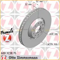 Zimmermann FORMULA Z Bremsscheiben + Bel&auml;ge VW PASSAT (3B) 4.0 W8 4motion vorne
