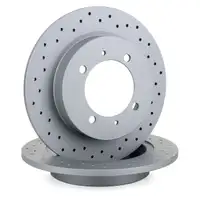 ZIMMERMANN Bremsen SPORT Bremsscheiben + Bremsbel&auml;ge f&uuml;r Volvo S40 I V40 hinten