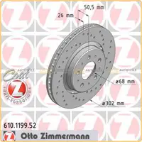 Zimmermann SPORT Bremsscheiben + Bremsbel&auml;ge f&uuml;r VOLVO C70 S70 V70 16 Zoll vorne