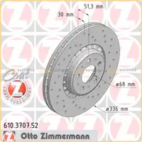 Zimmermann SPORT Bremsscheiben + Bel&auml;ge f&uuml;r VOLVO XC90 I (275) mit 18 Zoll vorne