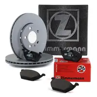 ZIMMERMANN Bremsscheiben + Bel&auml;ge AUDI A1 A3 8L SEAT SKODA VW GOLF 4 POLO vorne