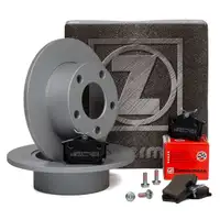 ZIMMERMANN Bremsscheiben + Bel&auml;ge AUDI A6 C5 SKODA SUPERB I VW PASSAT 3B hinten
