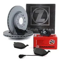 ZIMMERMANN Bremsscheiben + Bremsbel&auml;ge AUDI A3 8P SEAT SKODA VW GOLF 5 6 7 vorne