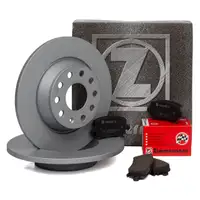 ZIMMERMANN Bremsscheiben + Bremsbel&auml;ge SKODA SUPERB VW TOURAN GOLF VI VII hinten