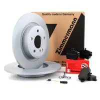ZIMMERMANN Bremsscheiben + Bremsbel&auml;ge + Wako MERCEDES-BENZ SLC SLK R172 hinten
