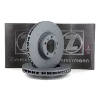 ZIMMERMANN Bremsscheiben Satz f&uuml;r PORSCHE PANAMERA (970) 3.0 3.6 4.8 3.0 D vorne
