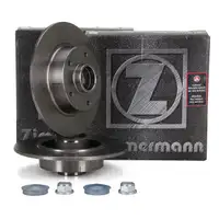 ZIMMERMANN Bremsscheiben + Radlager Satz RENAULT FLUENCE 1.5 dCi MEGANE 3 hinten