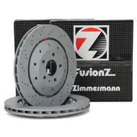 Zimmermann FORMULA Z Bremsscheiben f&uuml;r AUDI RS6 (4F2 C6) 580 PS PR-1KJ hinten