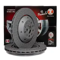 Zimmermann FORMULA Z Bremsscheiben f&uuml;r AUDI A6 RS6 (C5) 450/480PS PR-1KY hinten