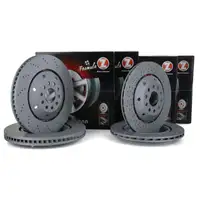 Zimmermann FORMULA Z Bremsscheiben AUDI A6 (4B C5) RS6 quattro vorne + hinten