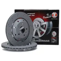 Zimmermann FORMULA Z Bremsscheiben f&uuml;r AUDI RS5 quattro (8T3 8F7) 450 PS hinten