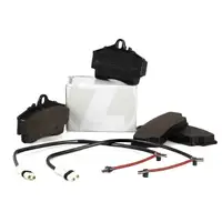 ZIMMERMANN Bremsbel&auml;ge + Wako PORSCHE 911 996 997 3.4 3.6 BOXSTER 986 S hinten