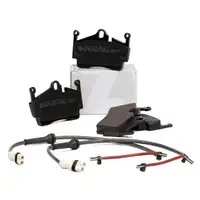 ZIMMERMANN Bremsbel&auml;ge + Wako PORSCHE BOXSTER CAYMAN (987) S 3.2 S 3.4 hinten