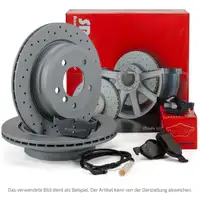 Zimmermann SPORT Bremsscheiben + Bremsbel&auml;ge + Wako BMW 3er E46 330i 330d hinten