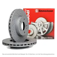 Zimmermann SPORT Bremsscheiben Satz Alfa Romeo 159 Brera Giulietta Spider vorne