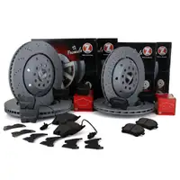 Zimmermann FORMULA Z Bremsscheiben + Bel&auml;ge AUDI A6 C5 RS6 quattro vorne hinten
