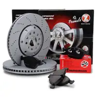 Zimmermann FORMULA Z Bremsscheiben + Bel&auml;ge AUDI RS4 AVANT (8D5 B5) 380 PS vorne