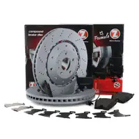 Zimmermann FORMULA Z Bremsscheiben + Bel&auml;ge AUDI RS4 (B8) RS5 (8T3 8F7) R8 vorne