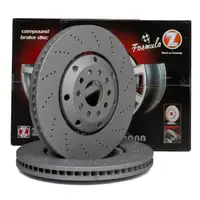 Zimmermann FORMULA Z Bremsscheiben f&uuml;r AUDI A4 RS4 Avant (B5) 380 PS 1LJ vorne