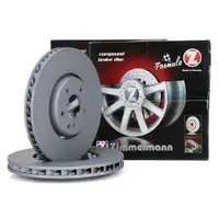 Zimmermann FORMULA Z Bremsscheiben Satz MERCEDES W202 C208 W210 43/55AMG vorne