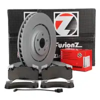 Zimmermann FORMULA Z Bremsscheiben + Bel&auml;ge AUDI A6 (C7) A7 (4G) A8 (4H) vorne