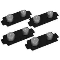 4x Bremstr&auml;gerplatte 36/40mm PORSCHE Boxster Cayman 986 987 vorne / hinten 99635108802