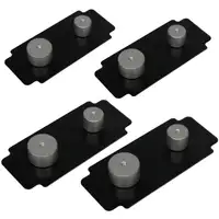 4x Bremstr&auml;gerplatte 36/44mm PORSCHE 911 (997) vorne / hinten 99635108901