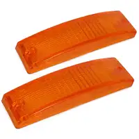 2x Blinker Blinkerglas Sto&szlig;stange ORANGE f&uuml;r PORSCHE 911 72-90 vorne 91163191400